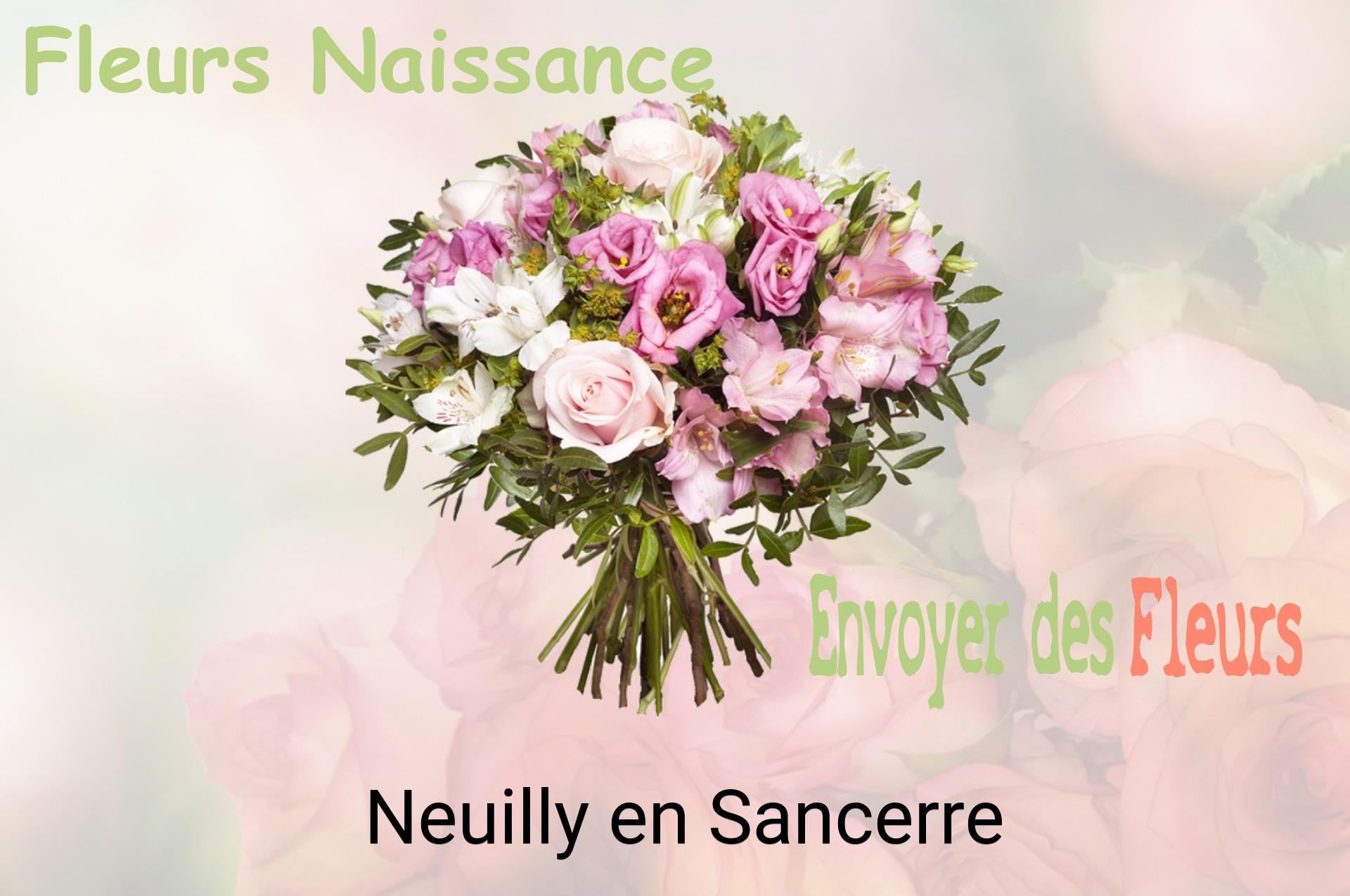 Bouquet de fleurs de naissance livré à Neuilly-en-Sancerre